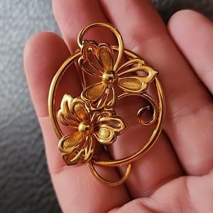 VTG gold filled Forstner brooch